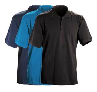Picture of חולצת פולו ש.קצר 100% כותנה - תכלת -XXL סיגנט