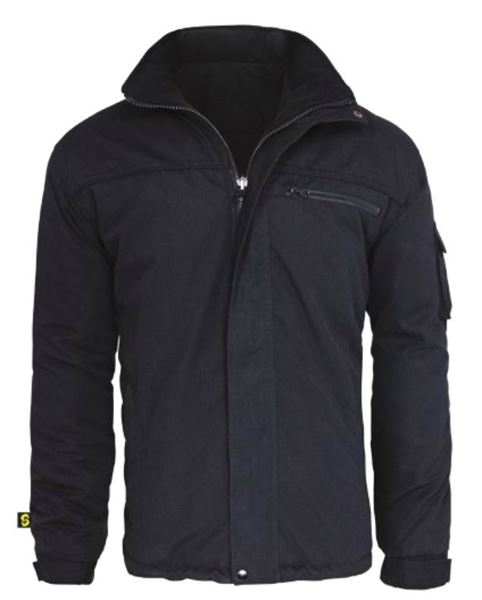 Picture of מעיל מנהלים פליז פנימי שחור סיגנט