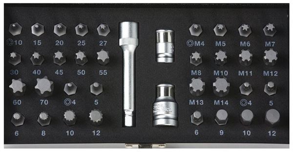 Picture of סט ביטים אלן + טורקס 37 יחידות בקופסא סיגנט