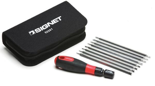 Picture of סט מברג מיני להב דו צדדי אלן + TORX סיגנט