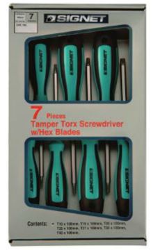 Picture of סט מברגים TORX + חור 7 י"ח סיגנט