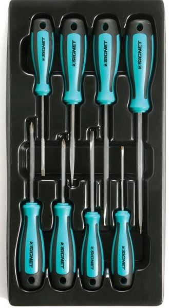 Picture of סט מברגים שטוח + פיליפס 8 י"ח סיגנט