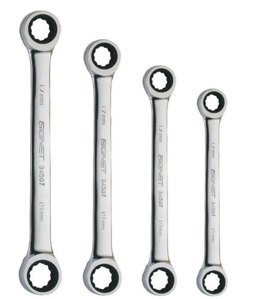 Picture of סט מפתחות רינג רינג רצ'ט 5/16"-3/4" 4 יחידות סיגנט