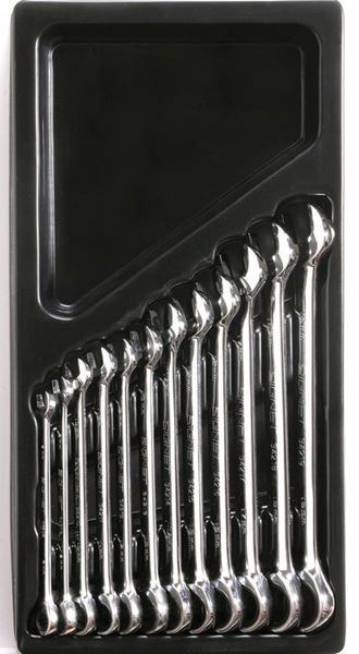 תמונה של סט מפתחות רינג פתוח רצ'ט 8-19 מ"מ 12 יחידות סיגנט