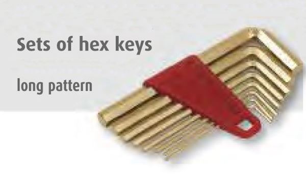 תמונה של סט מפתחות אלן מוגן פיצוץ 2-10 מ"מ 