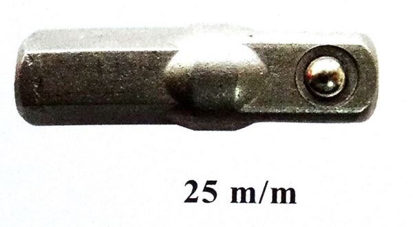 Picture of Adaptor Hexagon male 1/4"