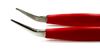 Picture of Tweezers 150 mm bent red insul