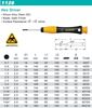 Picture of Antistatic Hex Mini Screwdriver H0.05" ×140mmL