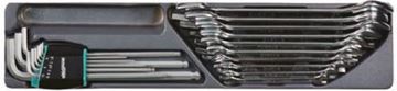 Picture of Double Open End Wrenchs And Hex Key Set,19pcs