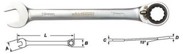 Picture of Reversible ratchet wrenches 15º