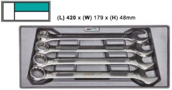 Picture of Combination Wrench 15° Offset Ring Set, 4pcs