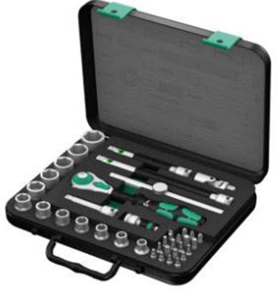 Picture of סט 43 חלקים ,אינצ'י,ציקלופ ZYKLOP ספיד 3/8 בקופסה קשיחה, מורחב סדרה 8100 וורה