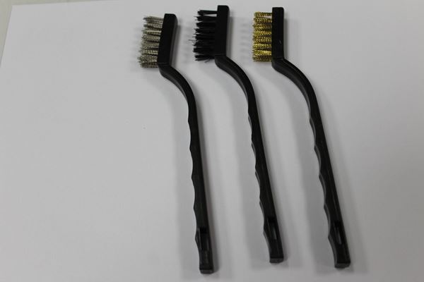 Picture of סט מברשות ניילון פלדה פליז 3 י"ח