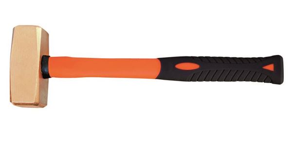 Picture of Non sparking German type Stoning hammer fiberglass handle CU-BE