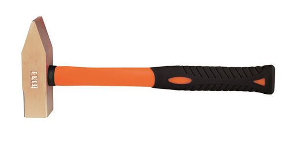 Picture of Non sparking Machinist's hammer Fiberglass handle CU-BE