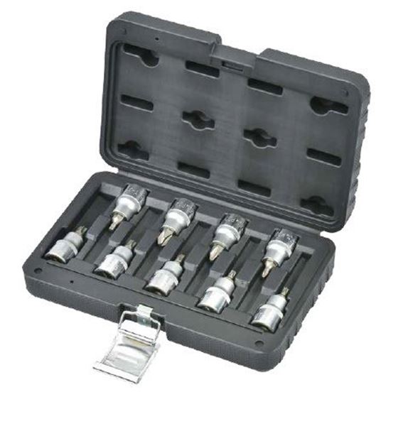 Picture of סט בוקסות טורקס/כוכב ופיליפס 1/2", 9 י"ח ווירלפאוור