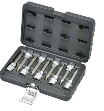 Picture of סט בוקסות טורקס/כוכב באורך 100 מ"מ 1/2", 9 י"ח ווירלפאוור