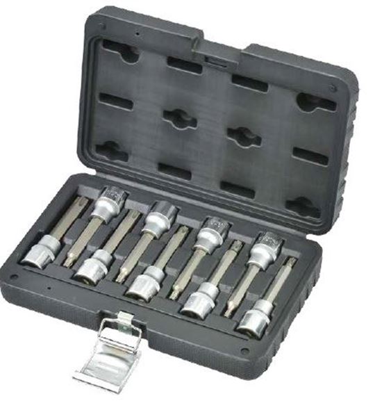 Picture of סט בוקסות טורקס/כוכב באורך 100 מ"מ 1/2", 9 י"ח ווירלפאוור