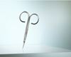 Picture of High-quality cuticle scissors made of martensitic steel in a distinctive design.