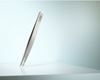 Picture of High-quality cosmetic tweezers made of rustproof stainless steel, classic design with slanted/pointed combination