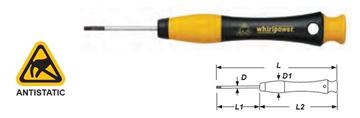 Picture of Antistatic Hex Mini Screwdriver H1/16" × 140mmL