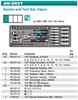 Picture of 1/4" Dr. Socket and Tool Set, 43pcs