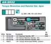 Picture of 1/4" Dr. Torque Wrench and Ratchet Set, 4pcs