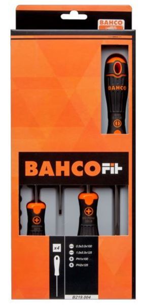 Picture of screwdriver set 4 pcs Bahco