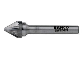 Picture of פצירה מסתובבת וידיה קונית 60°, עדינה fine, קנה 8 מ"מ  מידות : קוטר ראש 16מ"מ, אורך עבודה:16 מ"מ, אורך כללי:56 מ"מ בקו