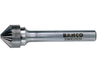 Picture of פצירה מסתובבת וידיה קונית 90°, בינונית medium, קנה 6 מ"מ  מידות : קוטר ראש 16מ"מ, אורך עבודה:12 מ"מ, אורך כללי:52 מ"מ בקו