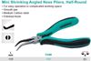 Picture of Mini Shirinking Aggle Nose Pliers , Half-round 150mmL