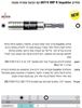 Picture of מוביל אימפקטור 897/4 IMP R Impaktor  עם טבעת עוצרת ומגנט פנימי במידות:1/4''75x וורה