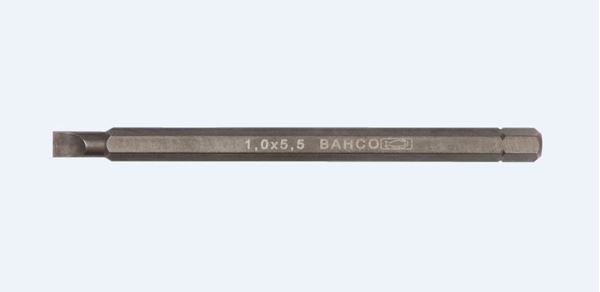 Picture of hexagonal blades 1/4" for slotted head screws,100 mm