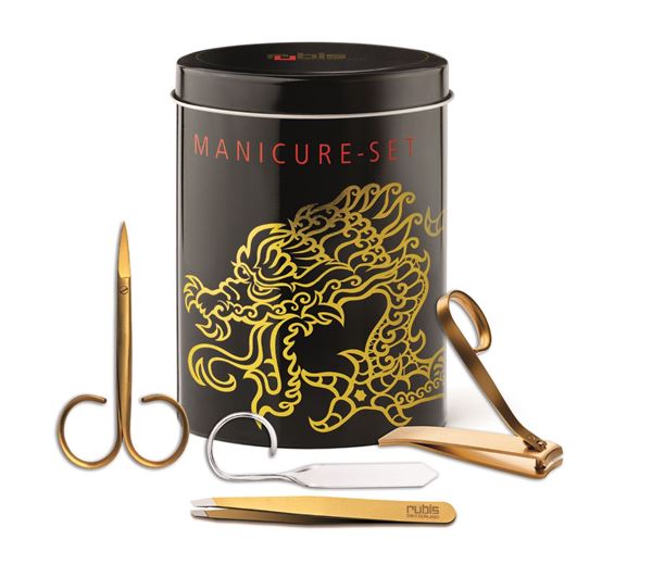 Picture of  Scissors DRAGON BOX GOLD RUBIS