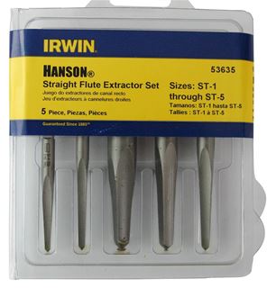 Picture of סט חולץ ברגים ספירלי 5 י"ח  USA אירוין/ לנוקס