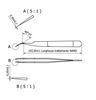 Picture of WEEZERS 00-SA-EPOXY
ESD Epoxy Coated Tweezers - Antimagnetic / Anti-acid SS - tips: straight, pointed, thick. OAL: mm
The tips are more robust, balanced and symmetrical to ensure a firm hold. Sandblasting and surface treatment make the tweezers scratch-resistant and anti-reflective.
These forceps are made of anti-magnetic, acid and chemical resistant surgical steel. This material provides a hard tip that is also precise and tapered.
Wir produzieren alle unsere Pinzetten in der Schweiz und halten dabei die höchsten Qualitätsstandards ein. Die Qualität unserer Produkte ist das Ergebnis einer Kombination aus modernster Technologie und Traditioneller Handwerkskunst. Modernes Know-how, Jahreszehnte der Erfahrung, beste Rohmaterialien, Ingenieurskunst und exklusive Gestaltung tragend dazu bei, dass Rubis Pinzetten heute eine Klasse für sich sind.RUBIS