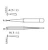 Picture of WEEZERS 00-SA-EPOXY
ESD Epoxy Coated Tweezers - Antimagnetic / Anti-acid SS - tips: straight, pointed, thick. OAL: mm
The tips are more robust, balanced and symmetrical to ensure a firm hold. Sandblasting and surface treatment make the tweezers scratch-resistant and anti-reflective.
These forceps are made of anti-magnetic, acid and chemical resistant surgical steel. This material provides a hard tip that is also precise and tapered.
Wir produzieren alle unsere Pinzetten in der Schweiz und halten dabei die höchsten Qualitätsstandards ein. Die Qualität unserer Produkte ist das Ergebnis einer Kombination aus modernster Technologie und Traditioneller Handwerkskunst. Modernes Know-how, Jahreszehnte der Erfahrung, beste Rohmaterialien, Ingenieurskunst und exklusive Gestaltung tragend dazu bei, dass Rubis Pinzetten heute eine Klasse für sich sind.RUBIS