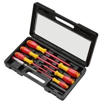 Picture of insulated screwdriver set 7 pc