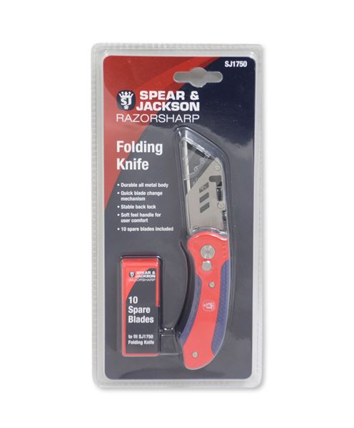 Picture of foiding knife+10spara Blades