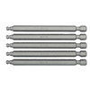 Picture of 1/4" Standard Screwdriver Bits for Hex with Ball Point Screws 89 mm BAHCO