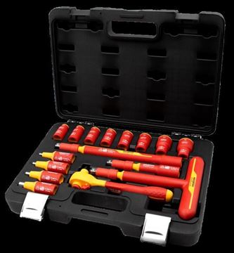 Picture of Insulated Socket and Tool Set, 17 pcs WHIRLPOWER