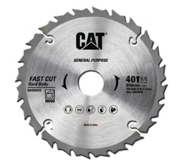 Picture of להב למסור עגול מ"מ לחיתוך נקי  CAT 40T