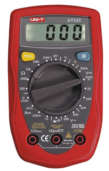 Picture of Multimeter with additional capability for temperature measurement T-UNI