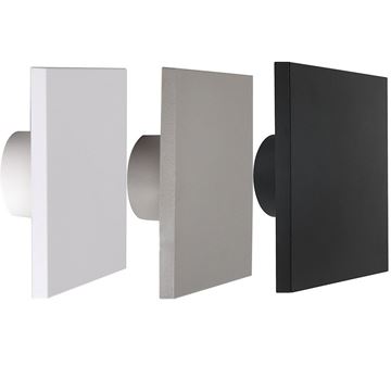 Picture of PLASTIC SQUARE WALL LIGHT 8W 3K BLACK
