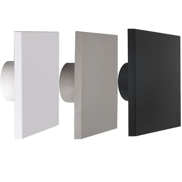 Picture of PLASTIC SQUARE WALL LIGHT 8W 3K BLACK
