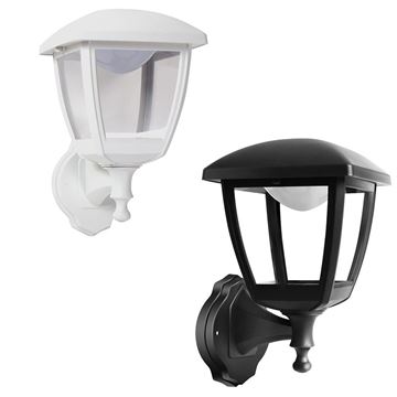Picture of PLASTIC GARDEN WALL LIGHT 8W 3K BLACK