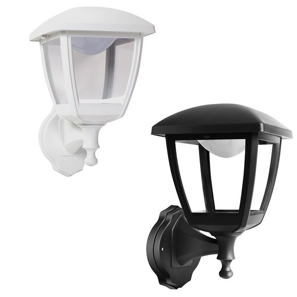 Picture of PLASTIC GARDEN WALL LIGHT 8W 3K BLACK