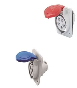 Picture of IP44 10°P.RECEPTACLE 2P+E 16A 23