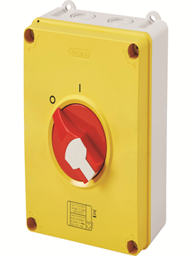 Picture of ISOLATOR HP INSUL. BOX 16A 4P EMERGENCY