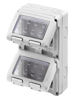 Picture of VERT.8(2X4) GANG ENCLOSURE IP55